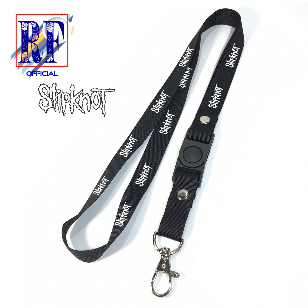 Slipknot Key Chain Metal band Music rock Strap lanyard band Neck