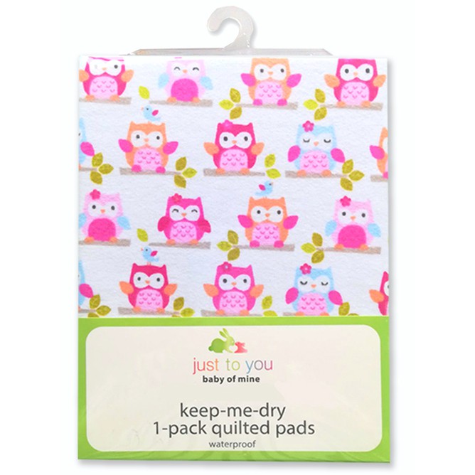 Baby Waterproof Changing Mat Pink Owl Shopee Malaysia