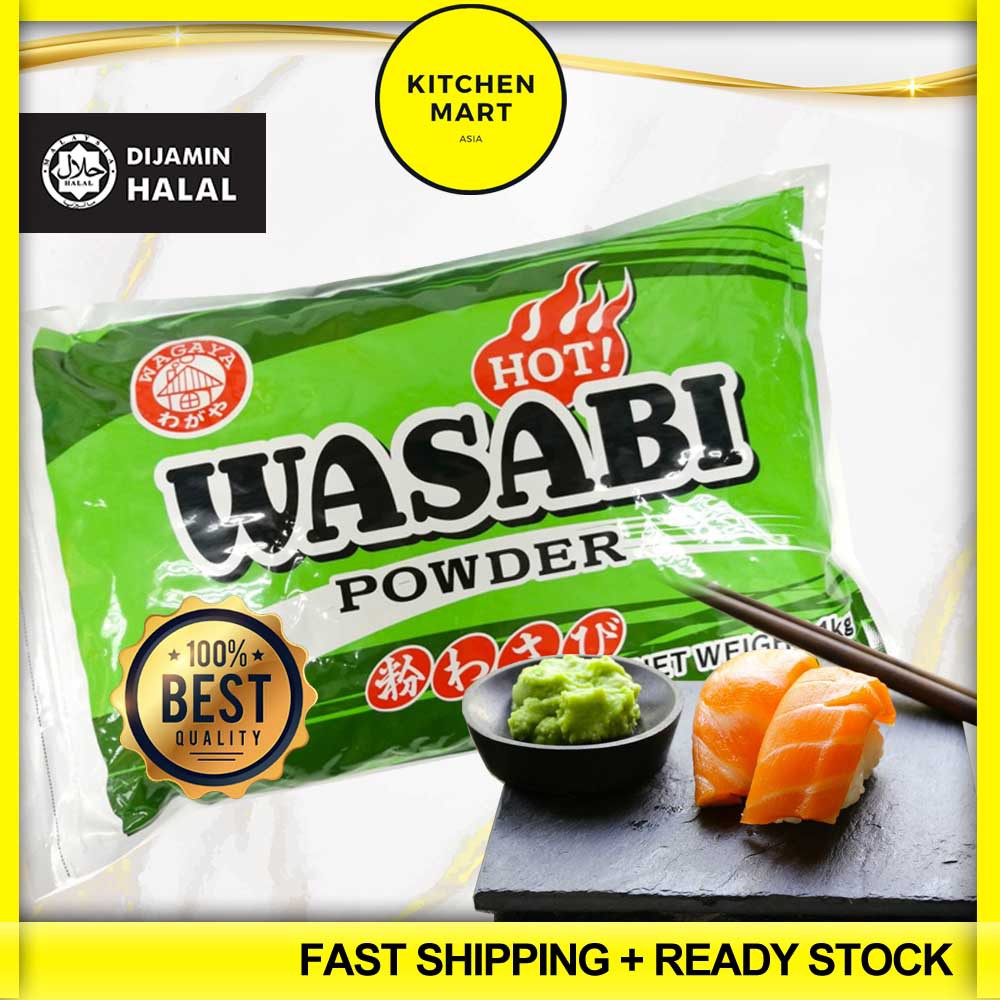 Wasabi Powder Wagaya Halal 1kg Restaurant Hotel Grade Sushi Sashimi Wasabi