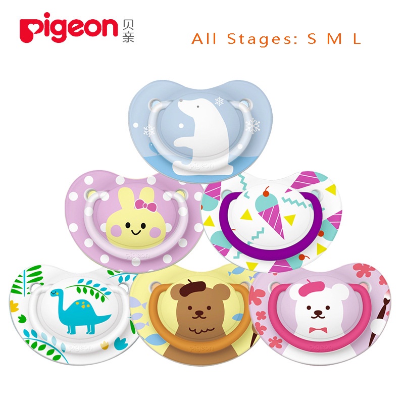 NEWPigeon Soother Soothie Pacifier Calming Silicon Ultra Soft Air
