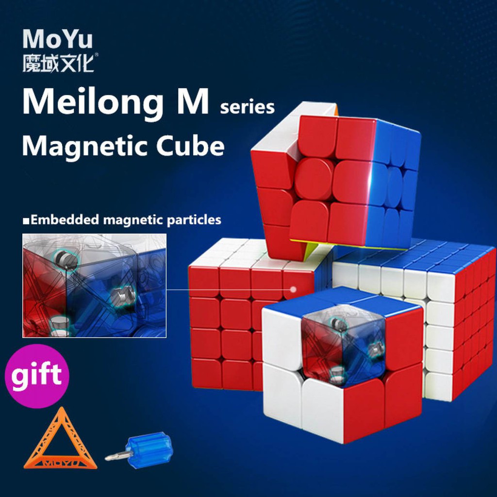 [Ready Stock] Newest 2020 MoYu Magnetic Mei Long 3x3x3 RS3M 2x2x2 4x4x4 ...