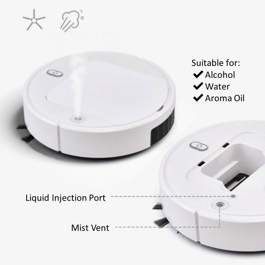 5 in 1 wireless Smart Robot Vacuum Cleaner Automatic Machine Sweep Mop UV Disinfect Humidifier