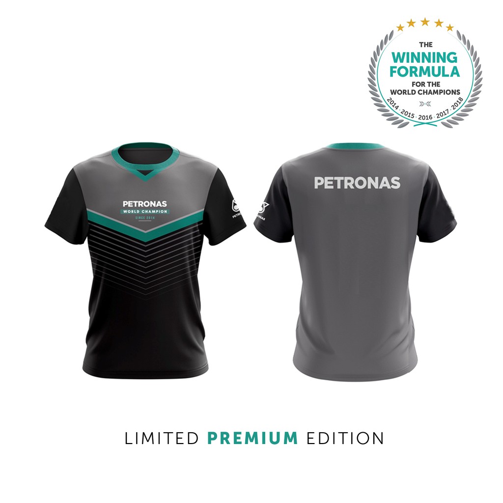  PETRONAS  5 Time World Champions Rise Again Dri FIT Jersey 