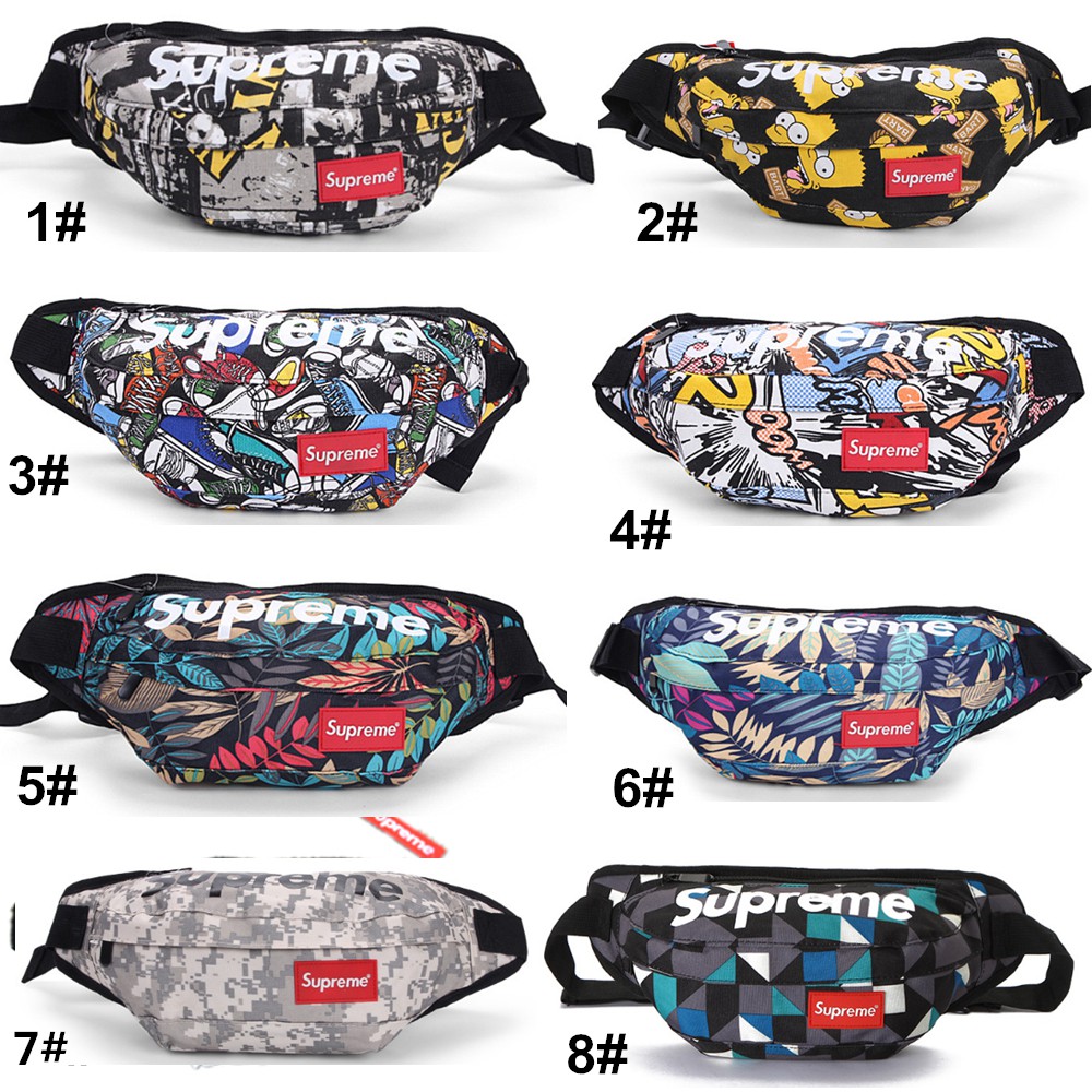 supreme floral fanny pack