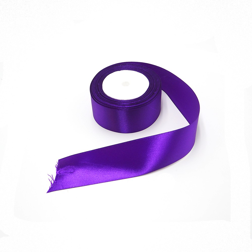 dark purple satin ribbon