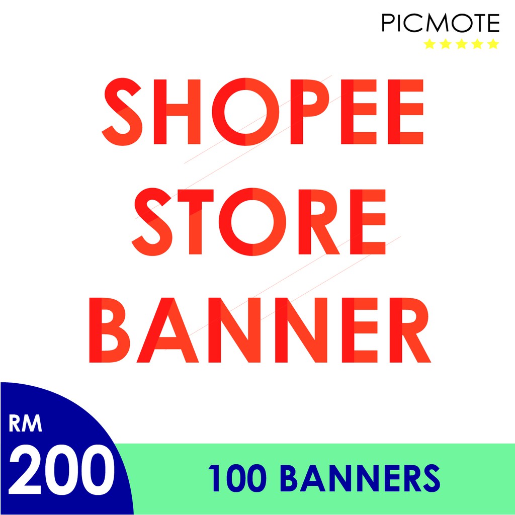 Picmote Banner Design Tool 100 Credits Shopee Malaysia