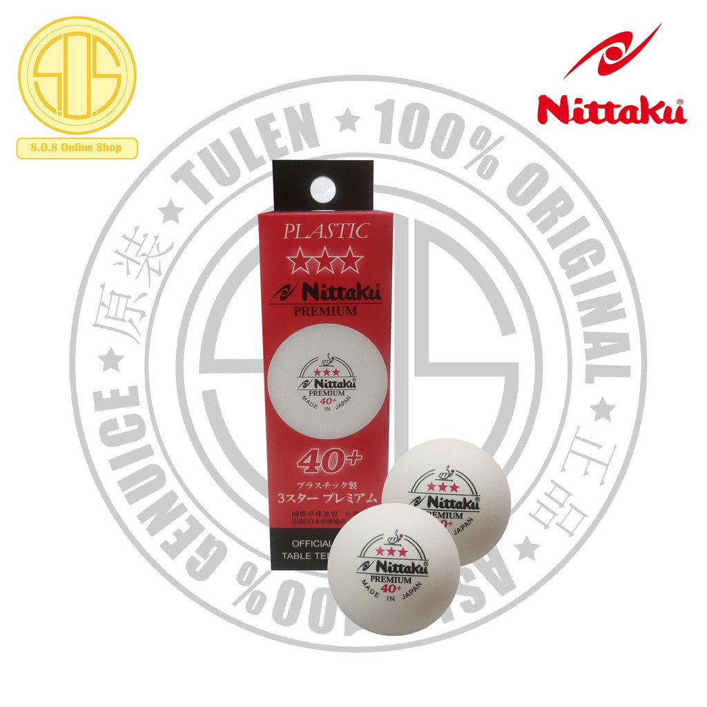 Nittaku Table Tennis Ball Premium 3Star 40+ (3in1) Shopee Malaysia
