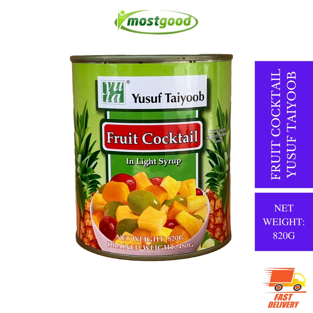 Buy Fruit Cocktail Yusuf Taiyoob 820g Koktel Buah Buahan Seetracker Malaysia