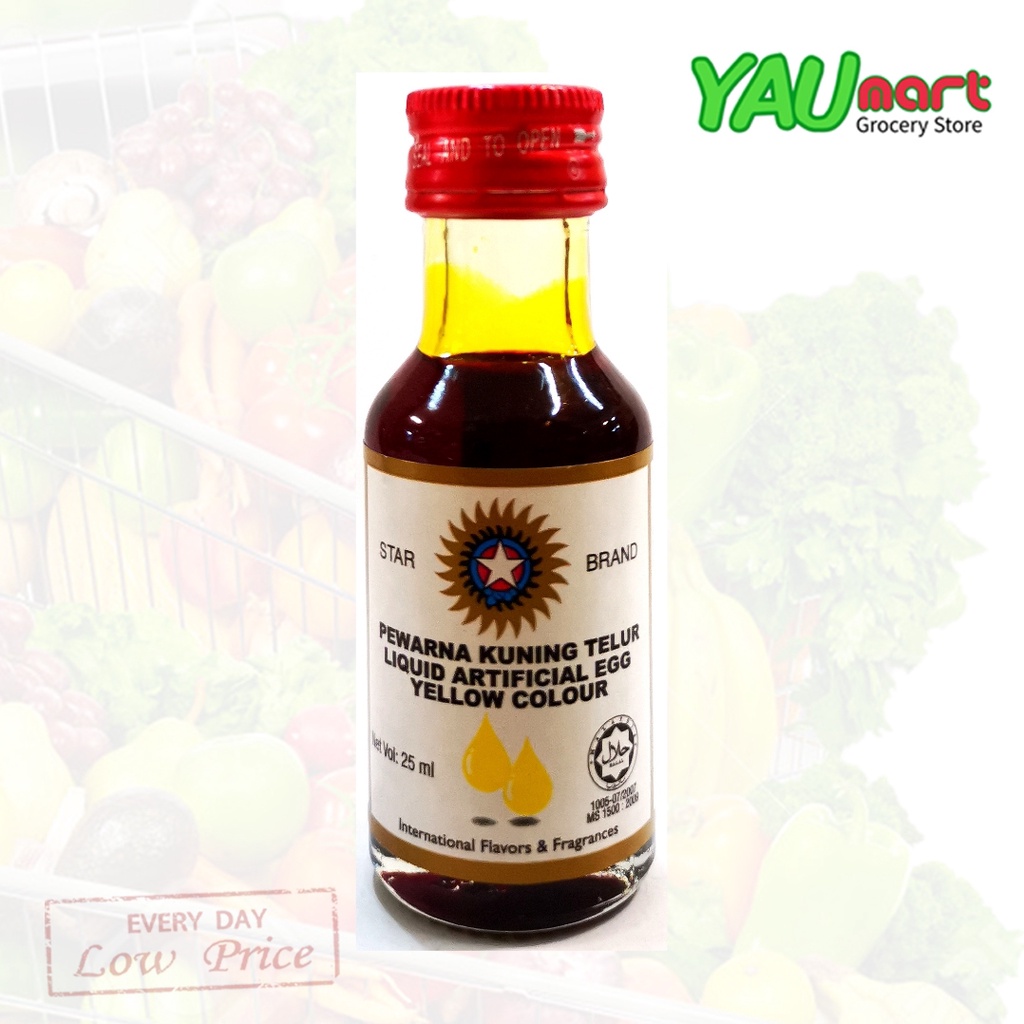 STAR BRAND PEWARNA KUNING TELUR LIQUID ARTIFICIAL EGG STAR BRAND PEWARNA KUNING TELUR LIQUID ARTIFICIAL EGG