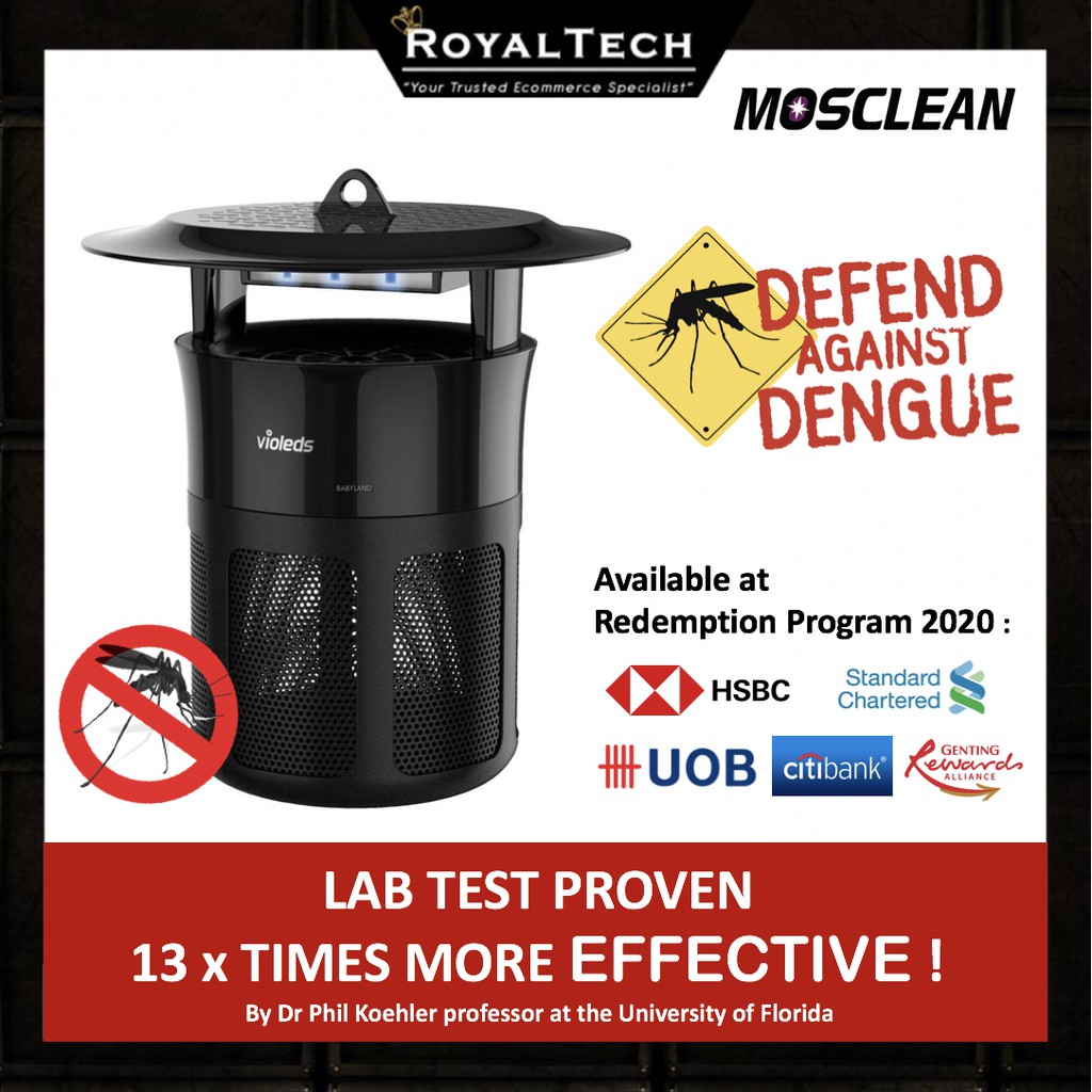 Mosquito Trap UV LED Mosquito Killer Flies Bug Trap MOSCLEAN IS1 No