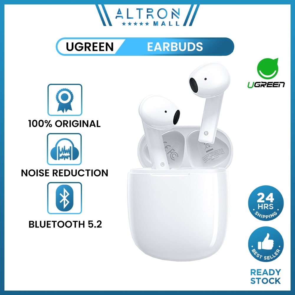 UGREEN HiTune H3 Bluetooth Earphones Bluetooth 5.2 Earbuds Dynamic Audio ENC Low Latency for iPhone Realme Oppo Xiaomi