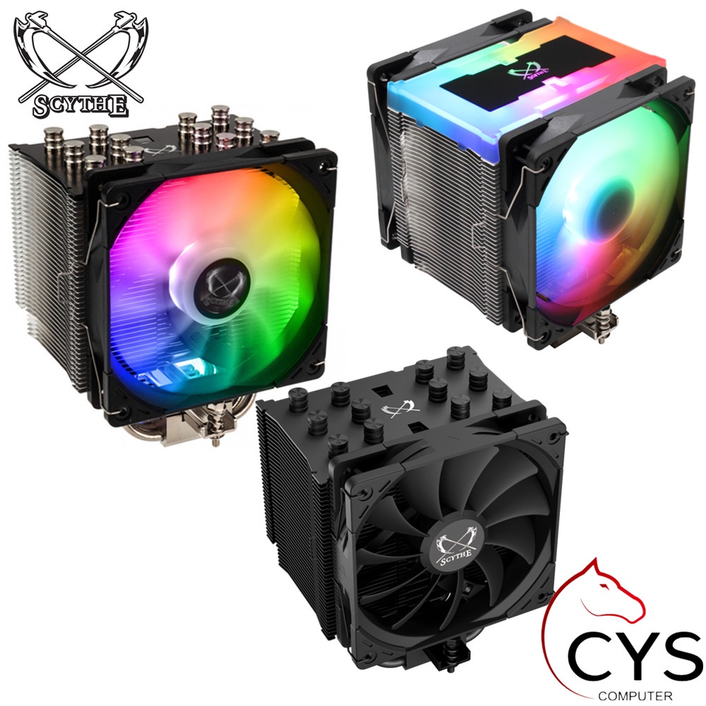 SCYTHE MUGEN 5 ARGB PLUS / ARGB EDITION / BLACK EDITION CPU AIR COOLER ...