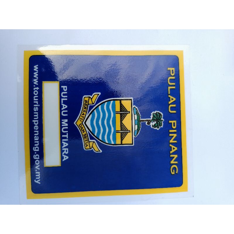 sticker pulau pinang new