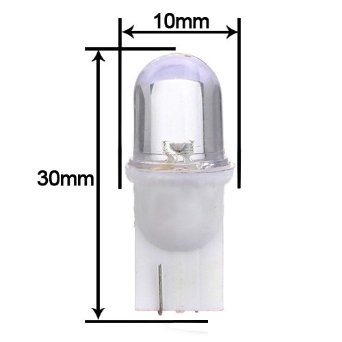 T10 Round Head Car Interior Dashboard Decorative Light T10 Width Indicator Light Car Instrument Light Round Bulb