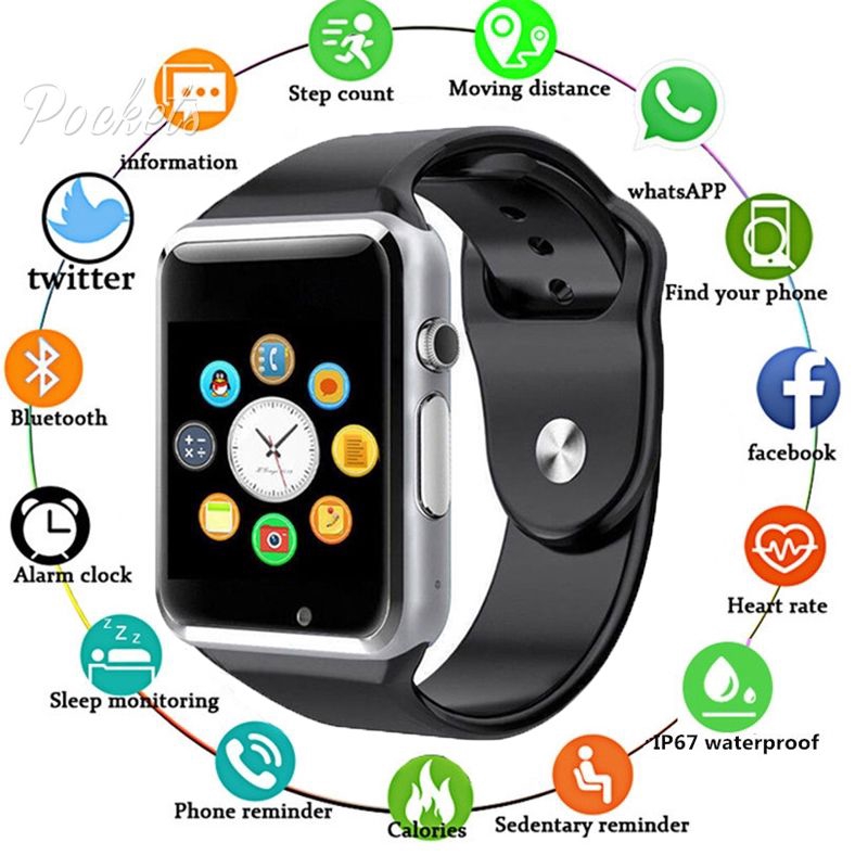 a1 wristwatch bluetooth smart watch