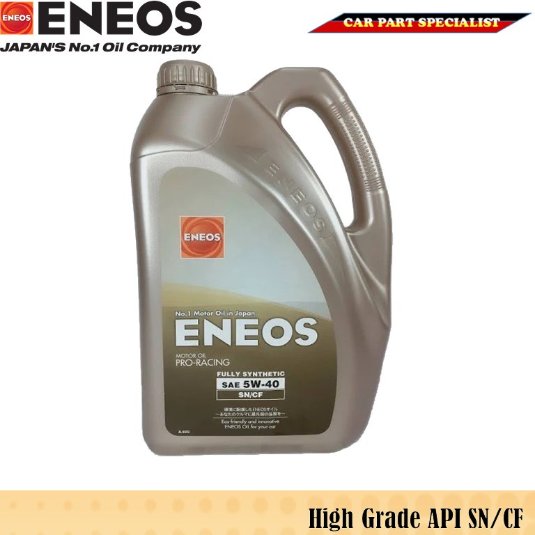 ENEOS PRO RACING FULLY SYNTHETIC SAE 5W40 ENGINE OIL 4L JAPAN