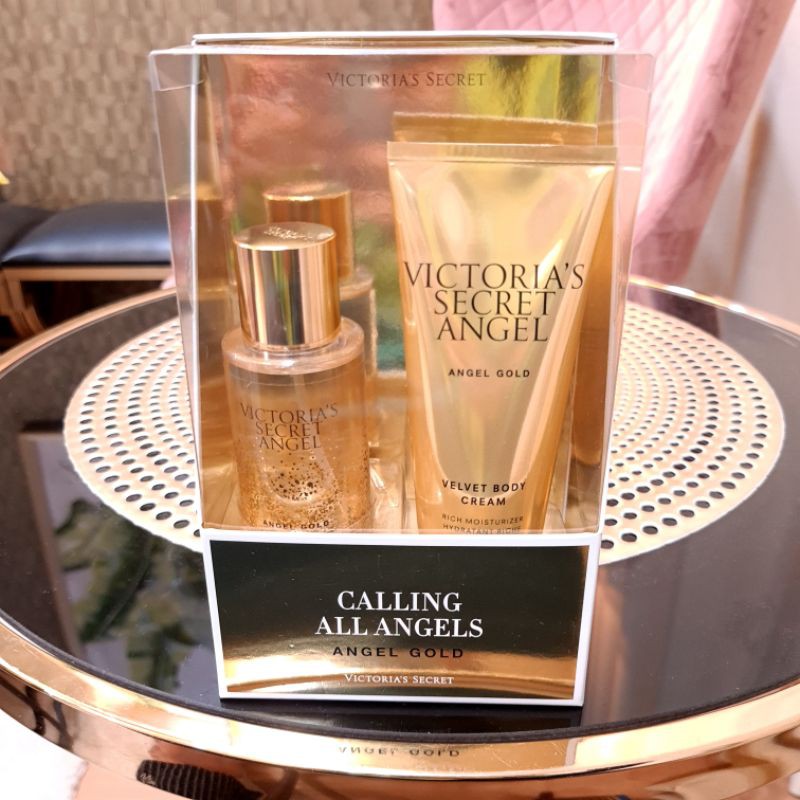 Victoria's secret Angel Gold Gift Set | Shopee Malaysia