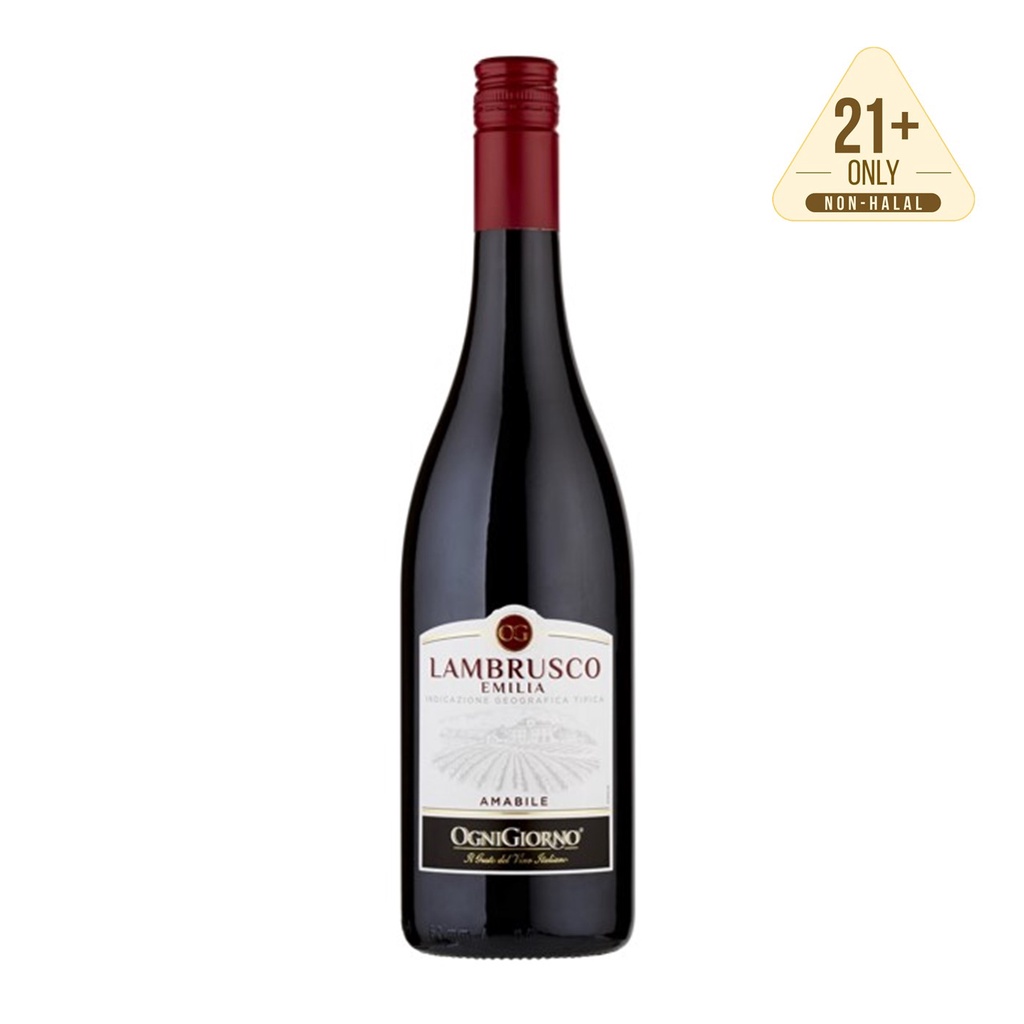 Zonin Lambrusco Dell'Emilia IGT Ognigiorno Red Wine (750ml) | Shopee ...