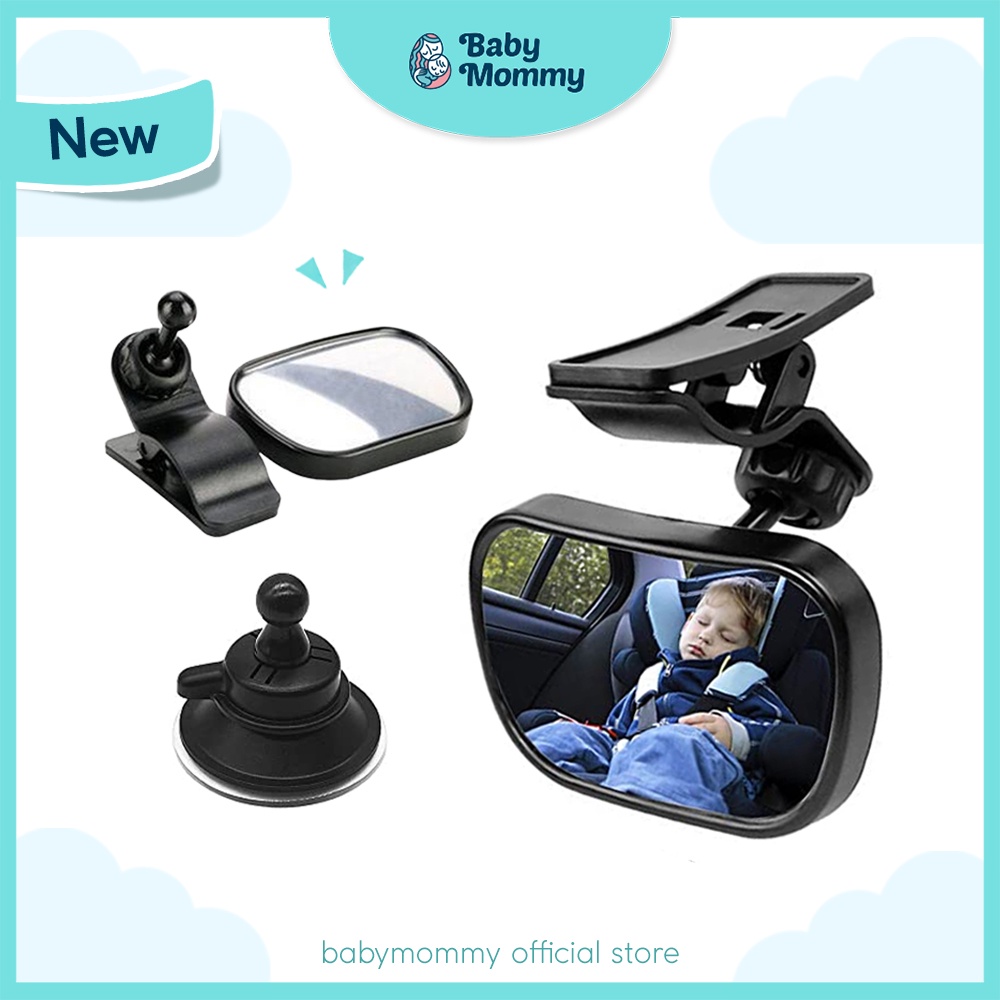 Ready Stock Car Seat Safety Mirror Baby Care Back Seat Safety Monitor Rear View Mirror Reverse Mirror Kids Safety