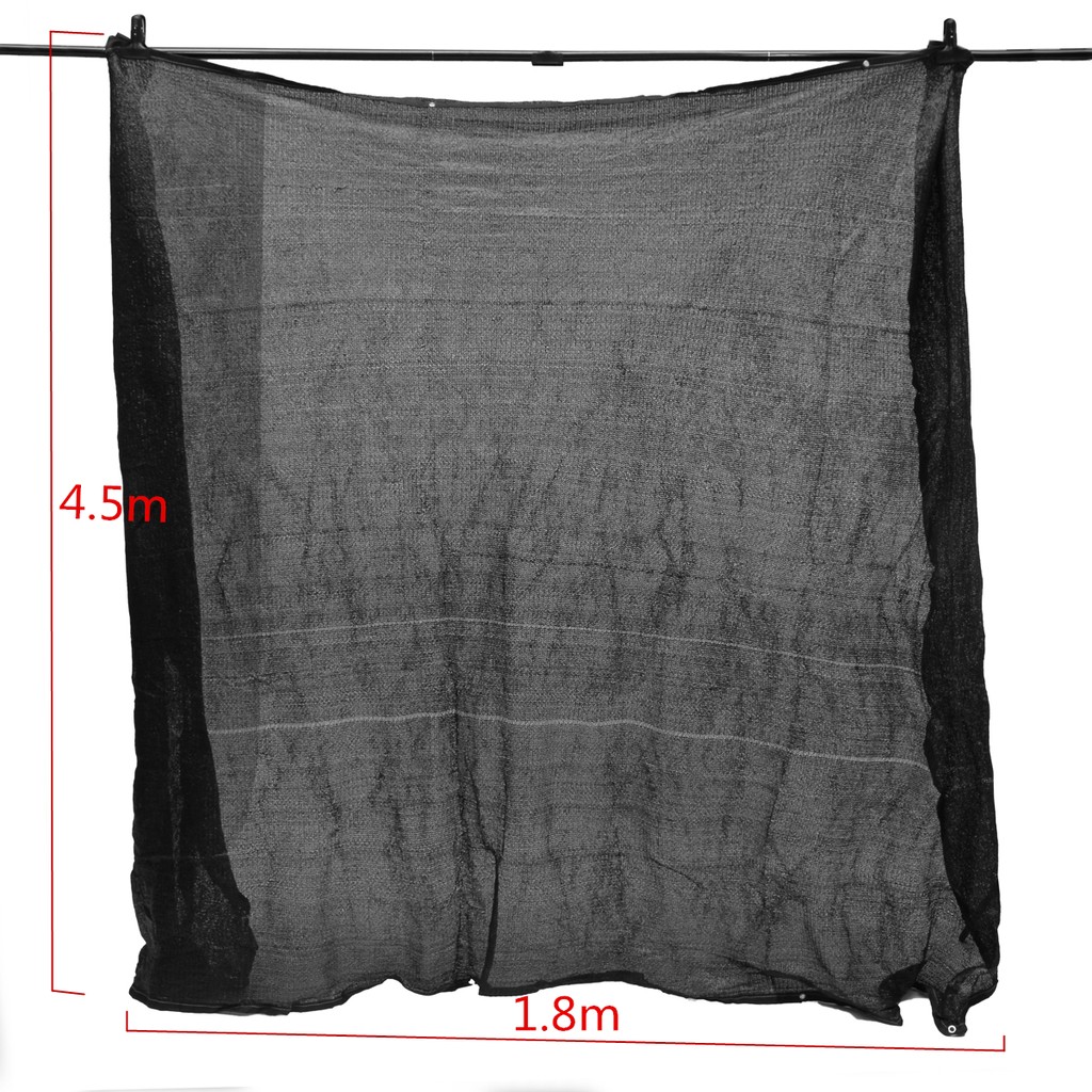 Outdoor Sunscreen Roll Shade Cloth 90 Uv Block 6x15ft Black