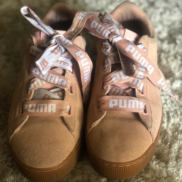 puma vikky peach beige
