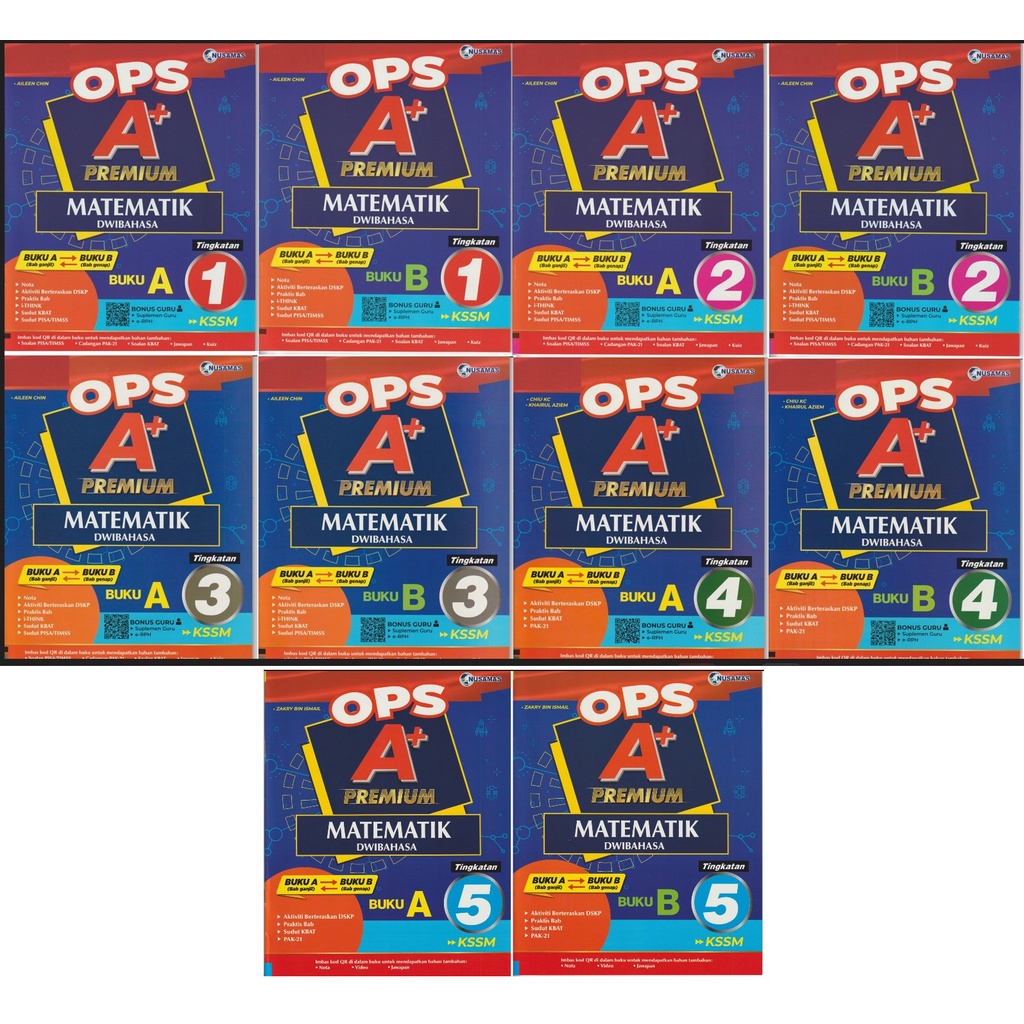 Ops A Premium Matematik Tingkatan 1 2 3 4 5 Kssm 2022 Shopee Malaysia