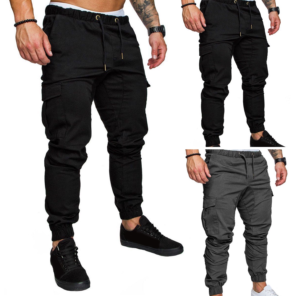 mens cargo slim fit pants