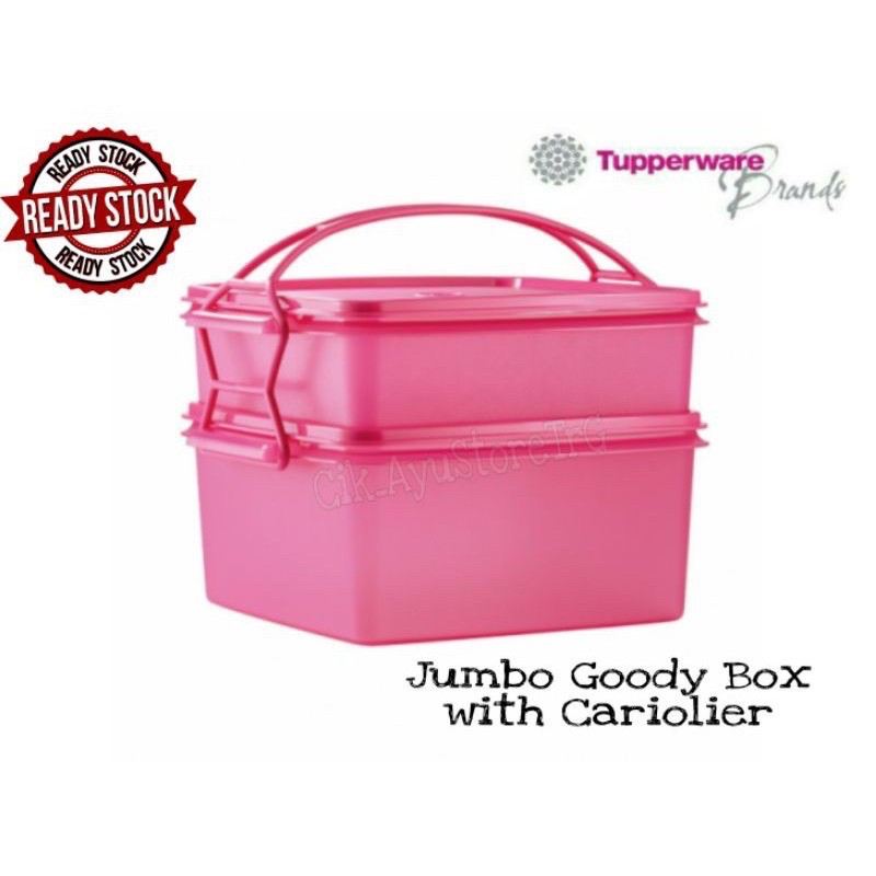 ‼️SALE‼️TUPPERWARE JUMBO GOODY BOX / DOUBLE DEEP WITH CARIOLIER