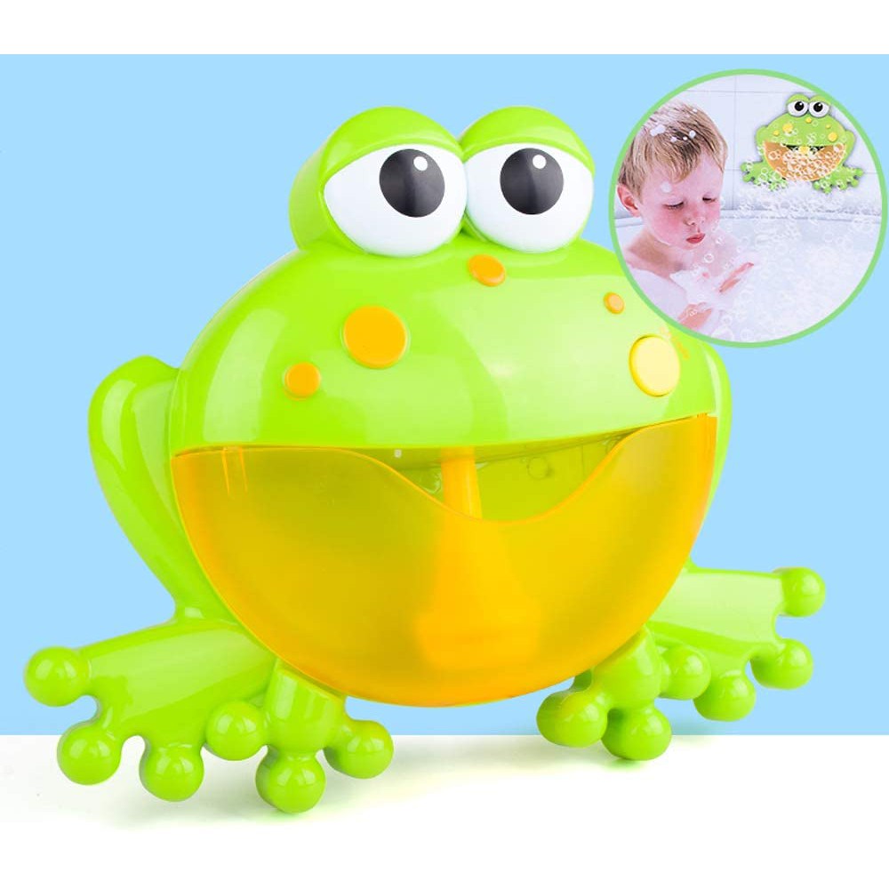 bathtub bubble frog