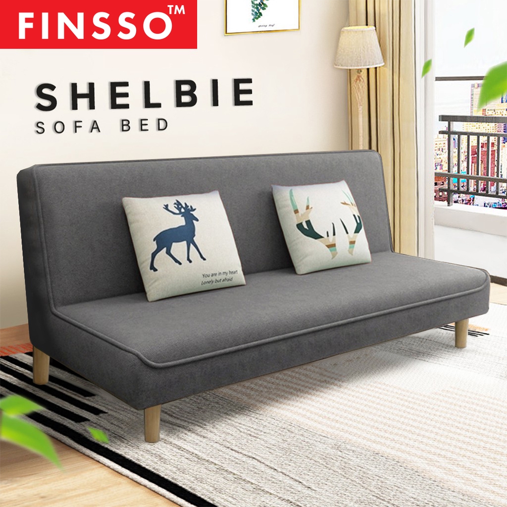 FINSSO: Shelby Durable Foldable Sofa Bed 3 Seater or 4 Seater