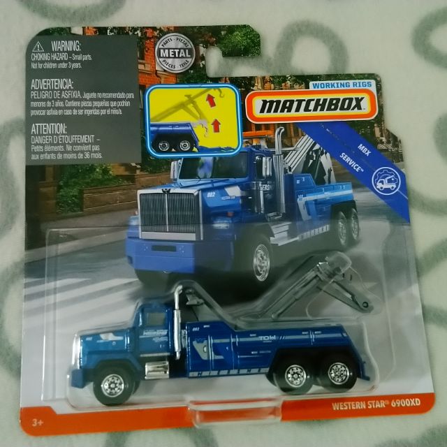 matchbox western star tow truck