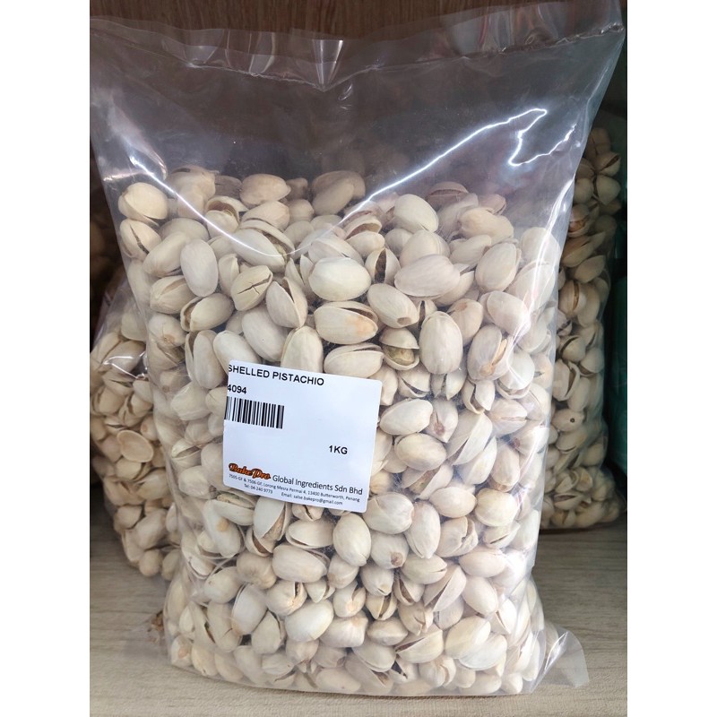 800gram Salted Original Flavor Pistachios   Kacang Cerdik Halal & Sedap 