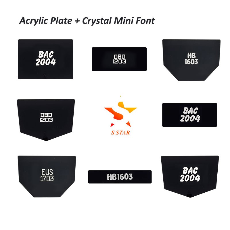 Buy Nombor Plate Motor Krystal Akrilik Tulisan Kecil Number Plate Motorcycle Crystal Acrylic Mini Font Seetracker Malaysia