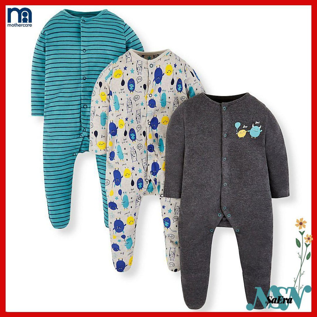 mothercare sleepsuits