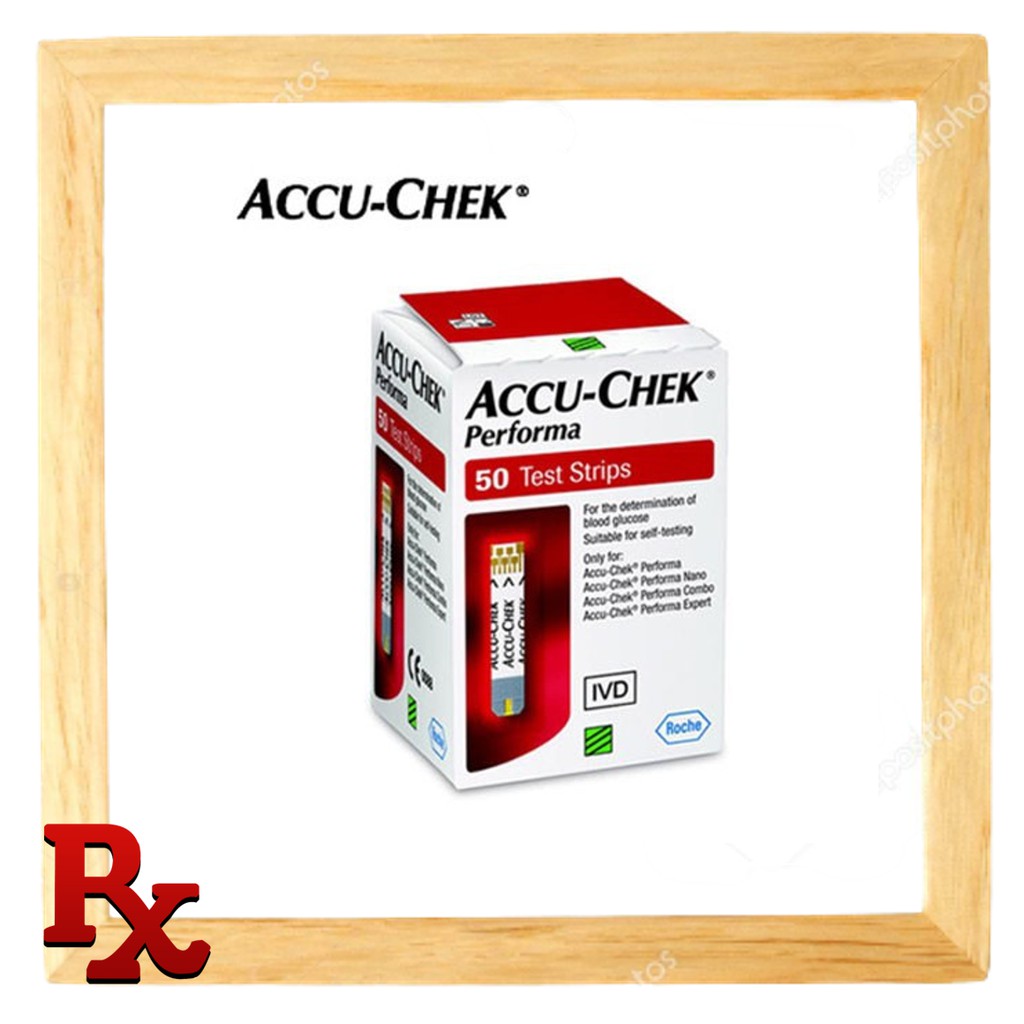 AccuChek Performa Test Strips 25s (Expire Date Oct 2021) Shopee