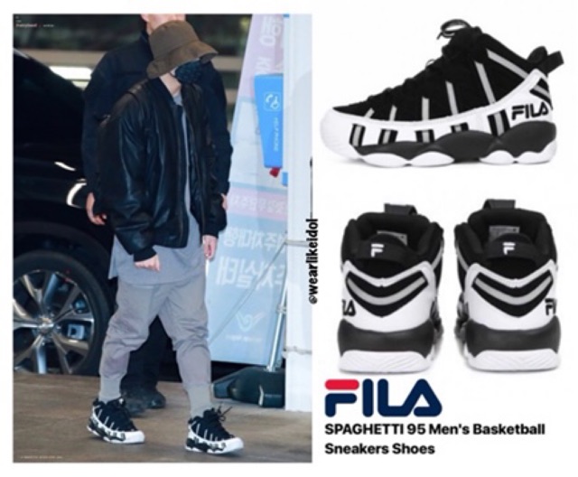 fila spaghetti black