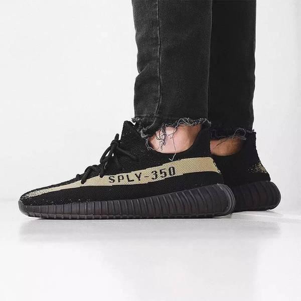 yeezy black green