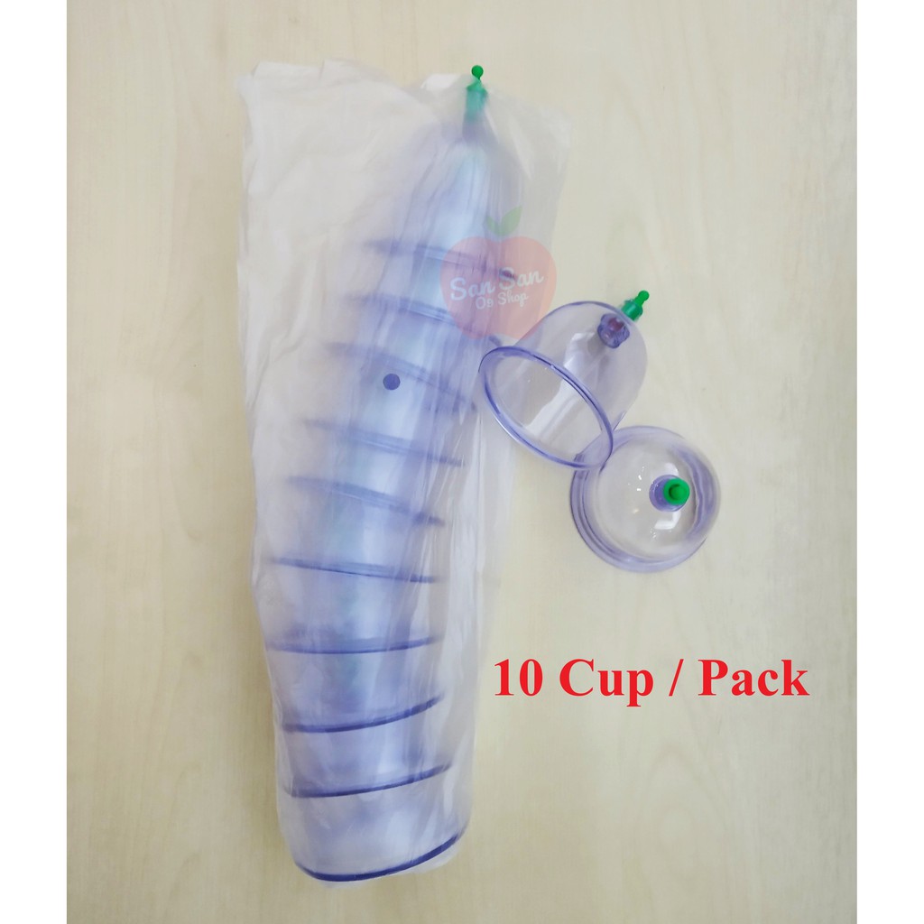 [Ready Stock] 🔥10pcs Disposable Cupping Cup🔥 Cup Bekam Pakai Buang