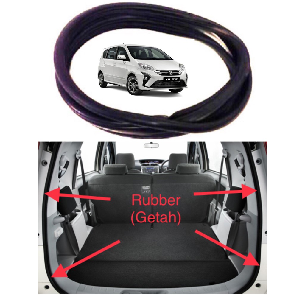 Perodua Alza Bonnet Rubber New Shopee Malaysia