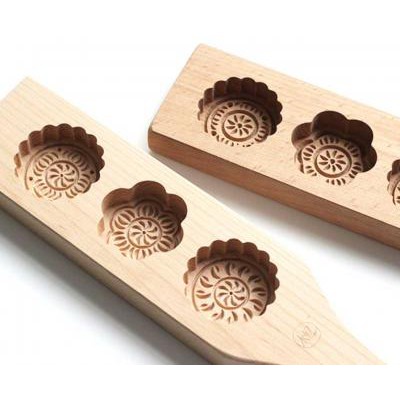 wooden shortbread mould