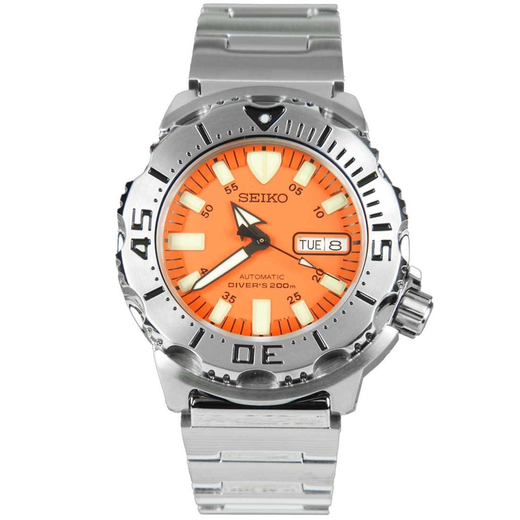 Seiko Automatic Diver's Orange Monster Stainless Steel SKX781 | Shopee  Malaysia