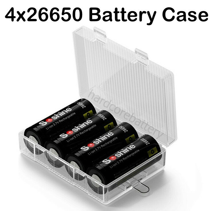 4x Hard Case Plastic Box Battery Storage Holder Portable 4 Four Slot Container Hard Plastic Panasonic a Shopee Malaysia
