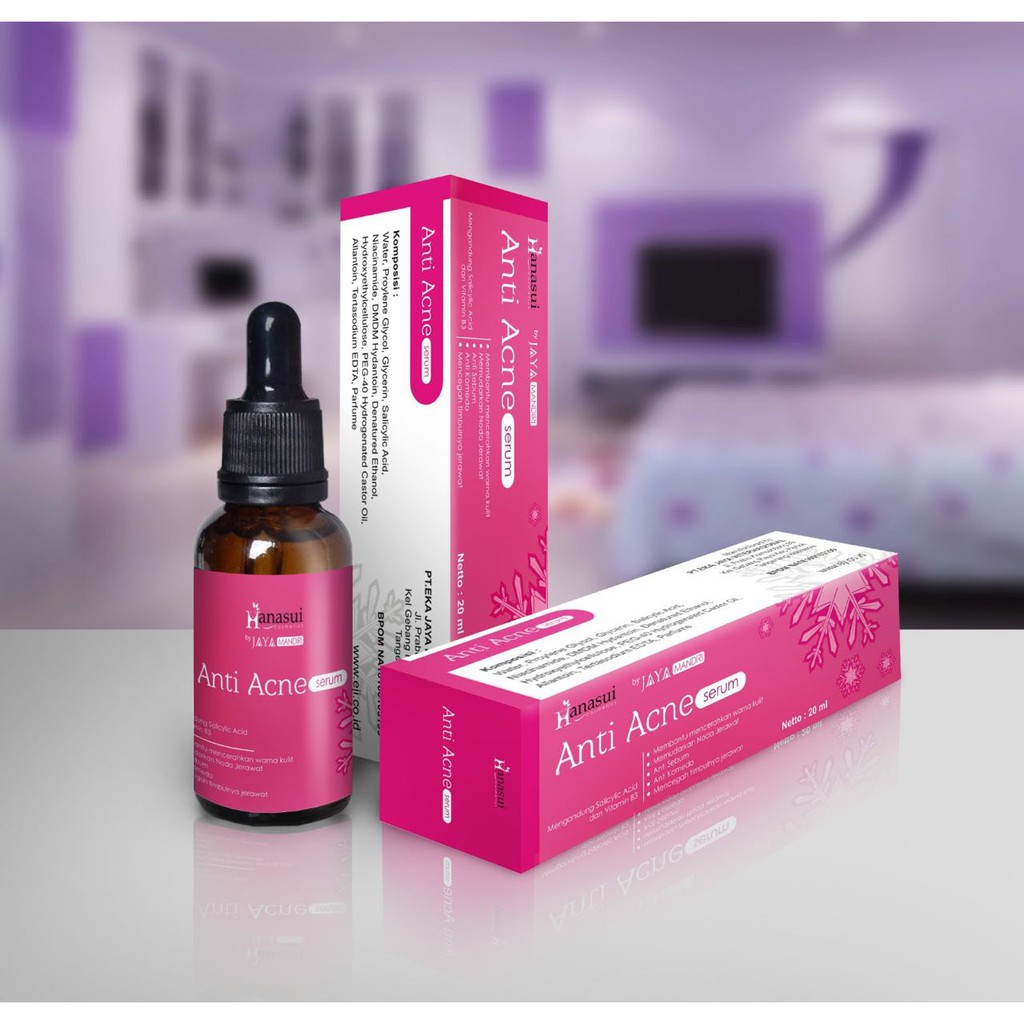 Hanasui Pink Anti Acne Serum Shopee Malaysia