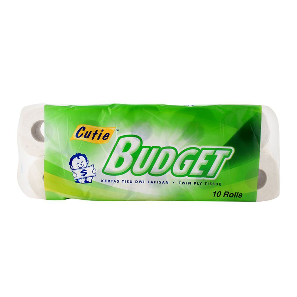 Cutie Budget Cutie Budget 2 Ply Soft and Durable Toilet Paper (10 Rolls