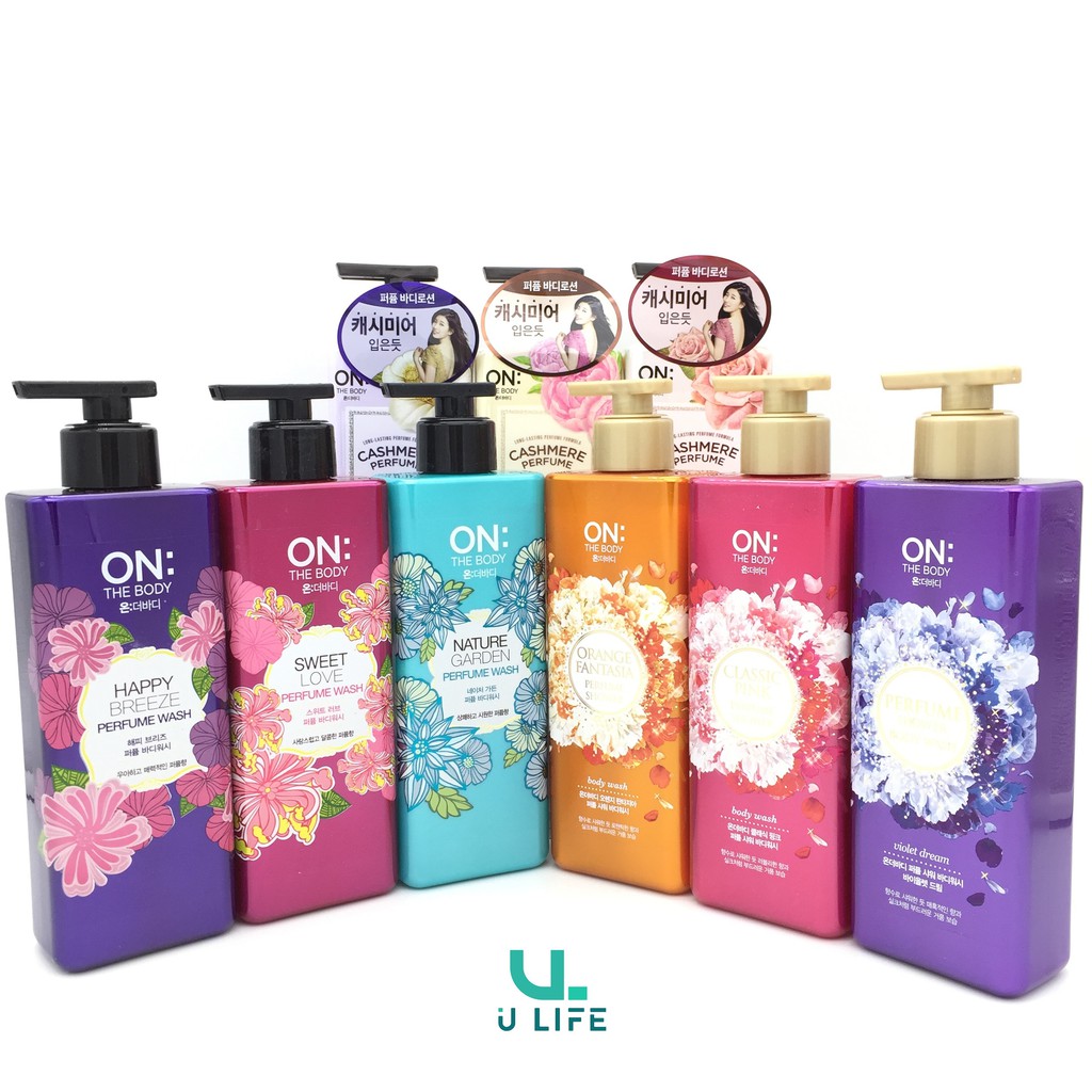 scented body wash