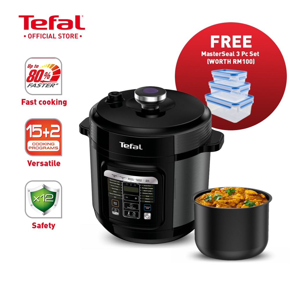 Tefal Home Chef Smart 6L Multicooker CY601 | Shopee Malaysia