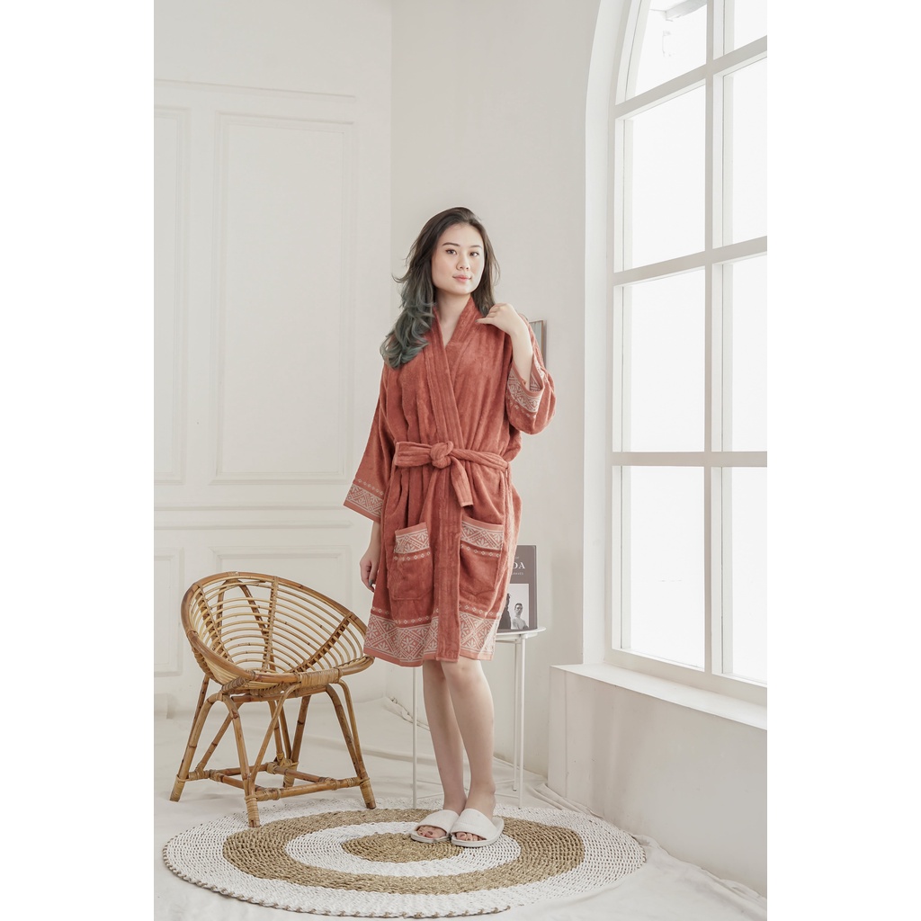 Luvry Melinda / Kimono Towel (Single Bathrobe) Shopee Malaysia
