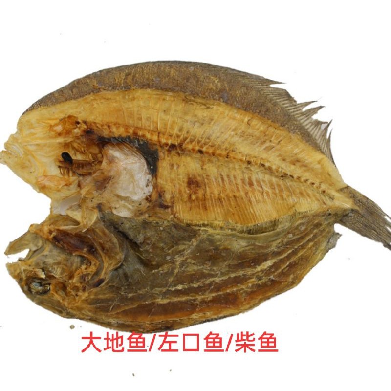 Dried Flounder Fish左口鱼 扁鱼 大地鱼 柴鱼100g 1pkt Shopee Malaysia