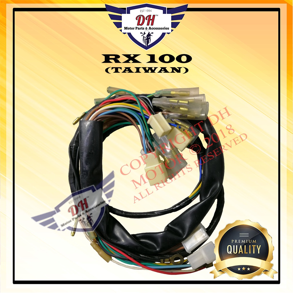 RX 100 (TAIWAN) WIRING BODY WIRE HARNESS FULL SET YAMAHA Shopee Malaysia