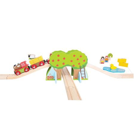 bigjigs farm train set